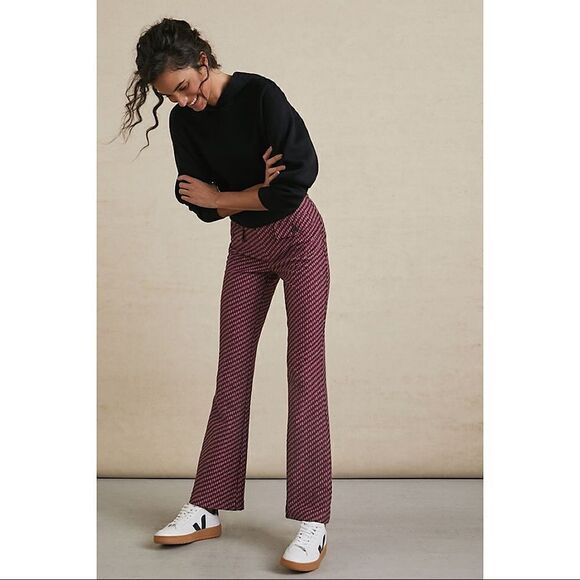 Anthropologie-the Essential Slim Flared Pants - Picture 1 of 12